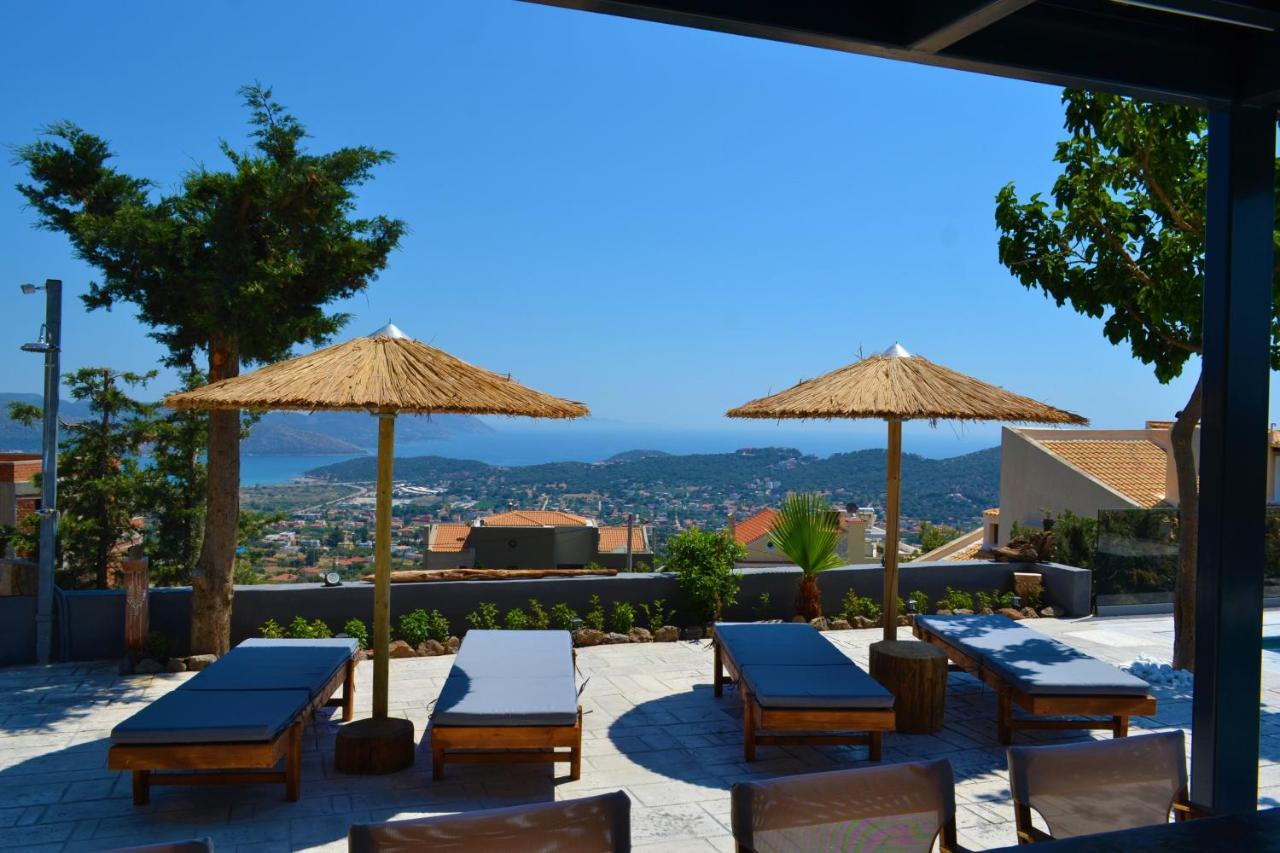 "Stergiou Luxury Apartments" Με Κοινη Πισινα Saronida Exterior photo