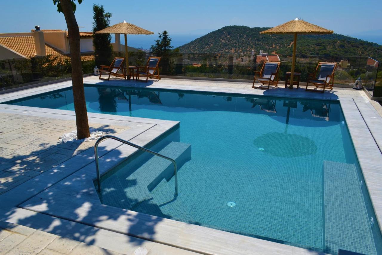 "Stergiou Luxury Apartments" Με Κοινη Πισινα Saronida Exterior photo
