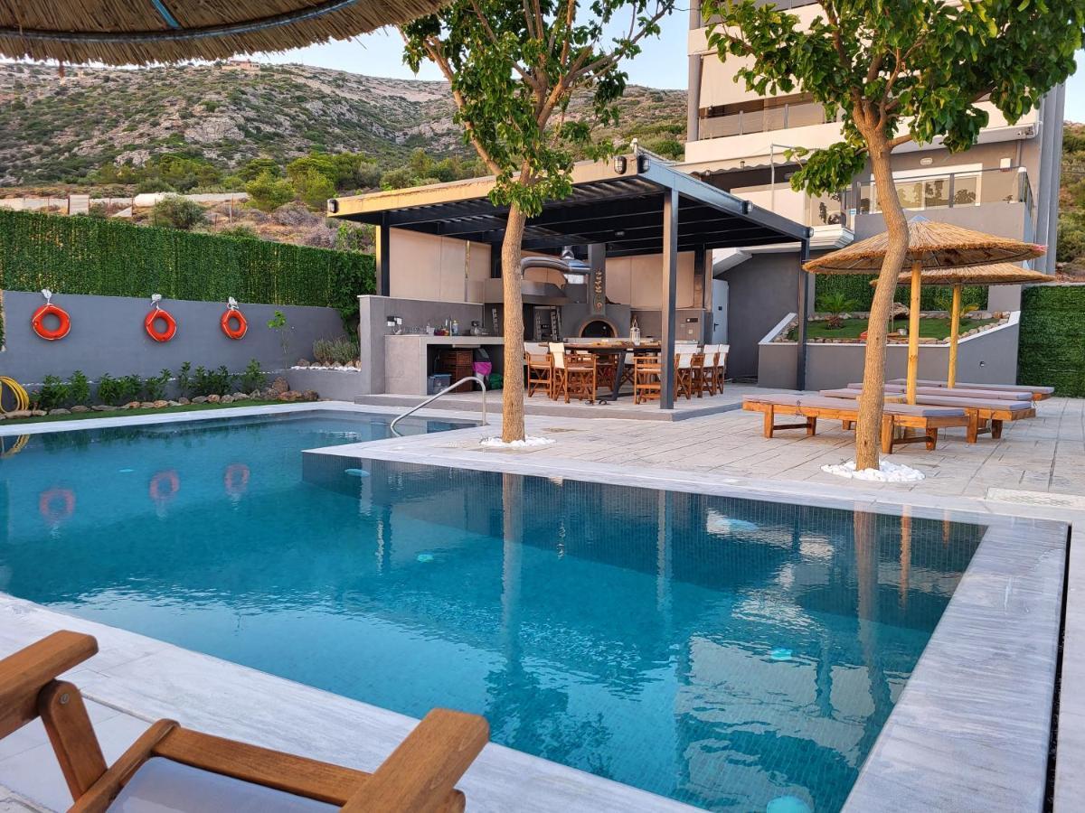 "Stergiou Luxury Apartments" Με Κοινη Πισινα Saronida Exterior photo
