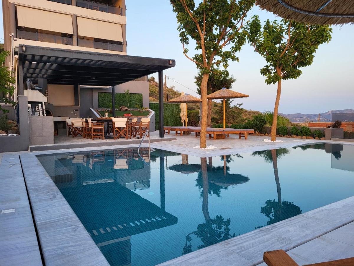 "Stergiou Luxury Apartments" Με Κοινη Πισινα Saronida Exterior photo