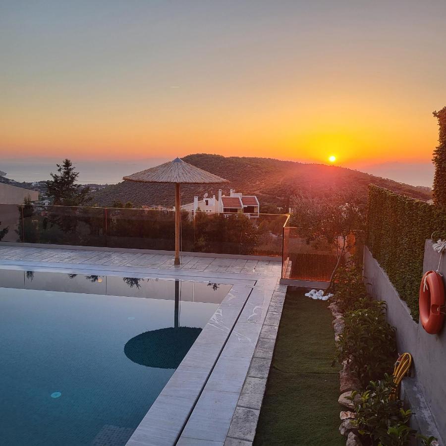 "Stergiou Luxury Apartments" Με Κοινη Πισινα Saronida Exterior photo